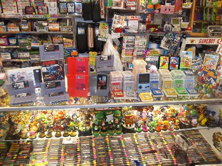 retro video game store